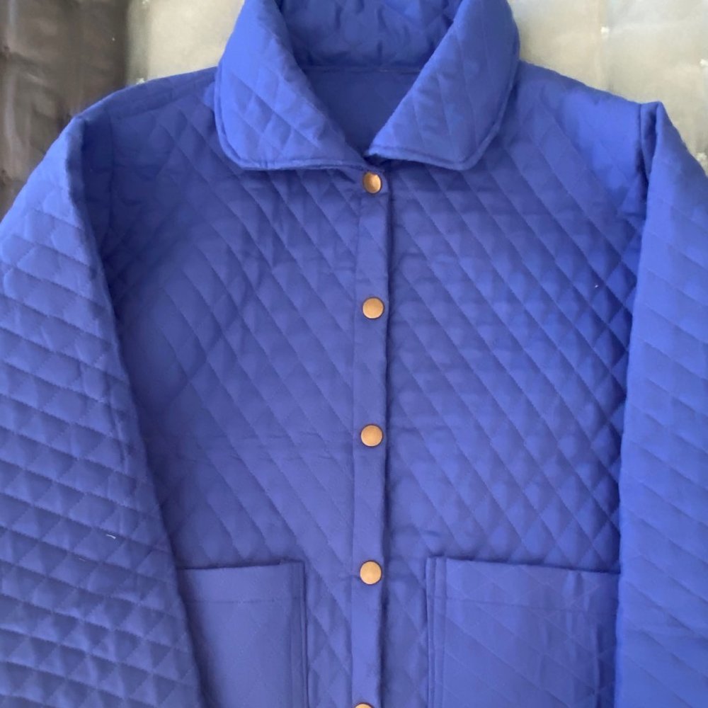 Quilted Blue Jacket